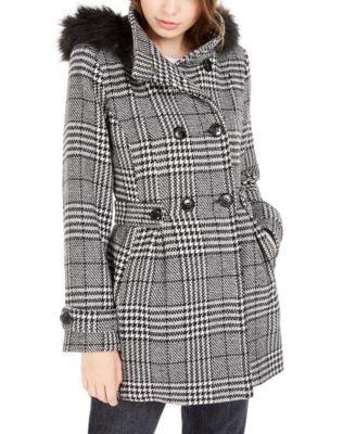 plaid coat juniors