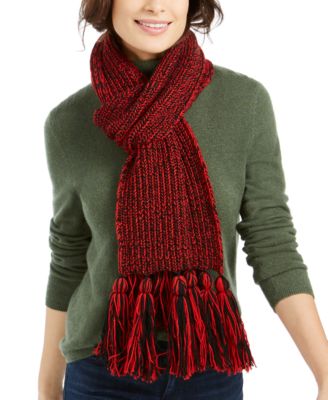 calvin klein red scarf