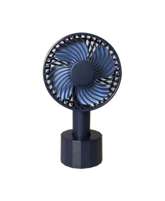 Soleus Air - 4" Rechargeable Handheld Fan with Adjustable Lanyard and Mounting Base