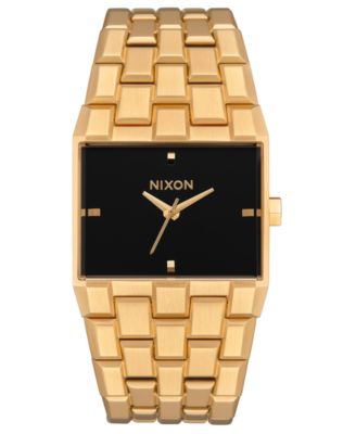 Nixon - Women's Ticket Rose Gold-Tone Stainless Steel Bracelet Watch 34mm
