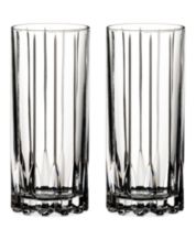 macy's fluted highball glasses