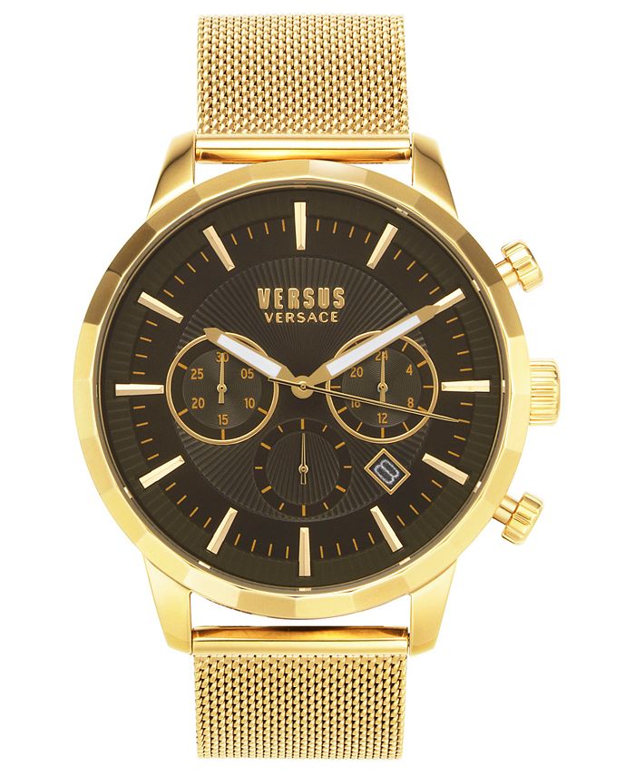 Versus by Versace Men's Chronograph Eugene GoldTone Stainless Steel