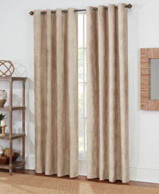 Sure Fit - London Grommet Drapery Panel Pair Charcoal, 54X63