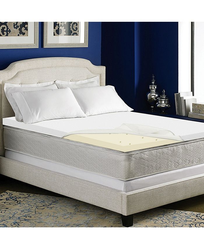 Payton 2" High Density Foam Mattress Topper, Full Macy's