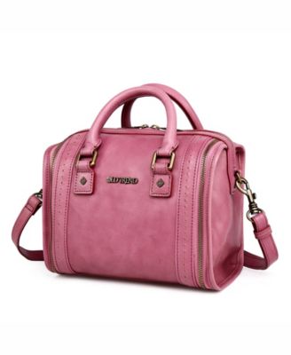 Women's Genuine Leather Mini Trunk Crossbody Bag