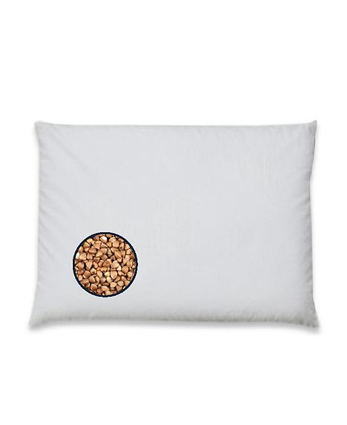 Daiwa Felicity Natural Buckwheat Pillow With Protective Cover