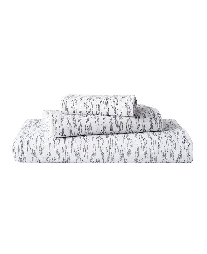 Uchino - Cloud Print 100% Cotton Washcloth