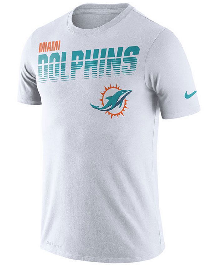 Nike Men's Miami Dolphins Sideline Legend Line of Scrimmage T-Shirt - Macy's