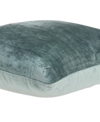 Parkland Collection Diego Transitional Sea Foam Solid Pillow Cover With Down Insert