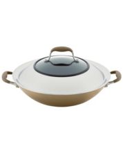 Sedona 7.5-Qt. Jumbo Nonstick Covered Wok Pan - Macy's