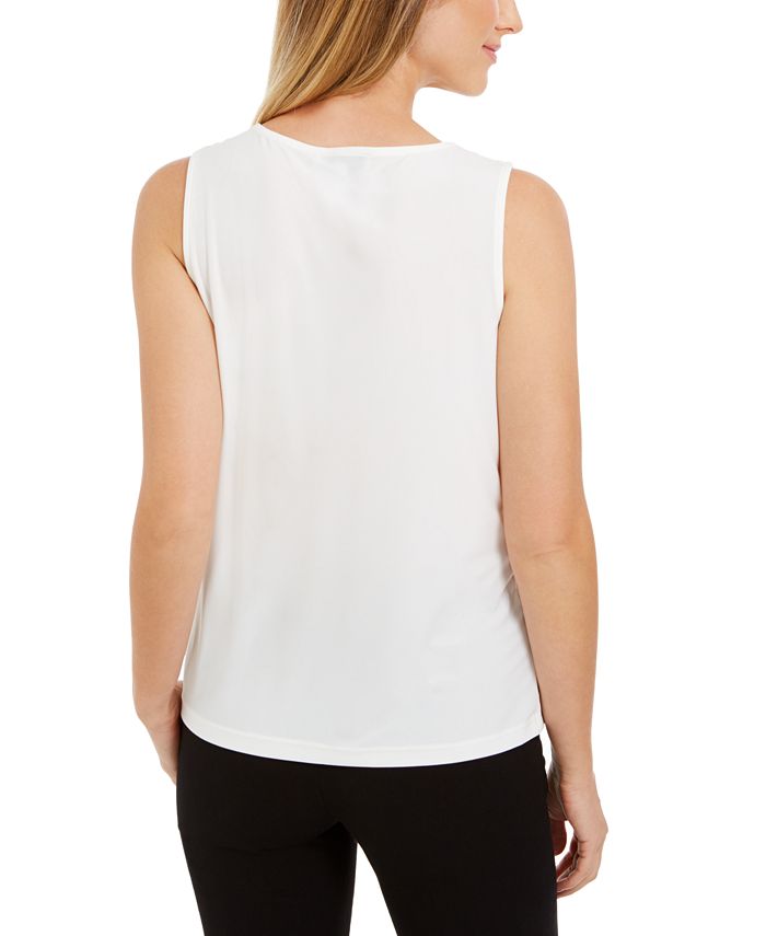 Nine West Sleeveless Keyhole Top Macy's