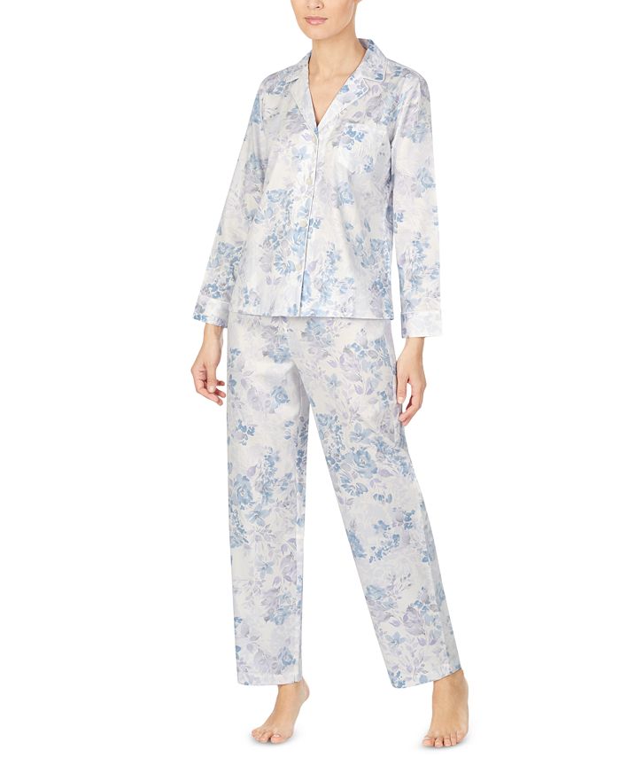 Lauren Ralph Lauren Petite Cotton Printed Pajama Set Macy's
