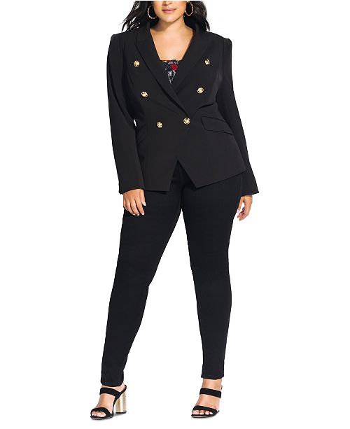 City Chic Trendy Plus Size Rock Royalty Jacket Reviews Jackets