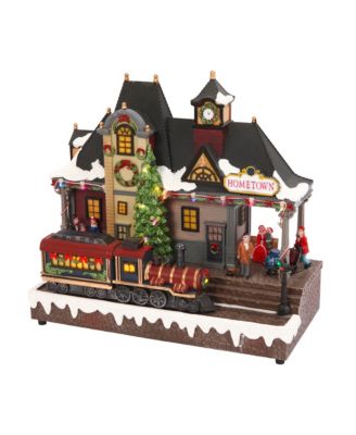 Sterling - Lighted, Musical "Hometown" Train Station with Lighted Train
