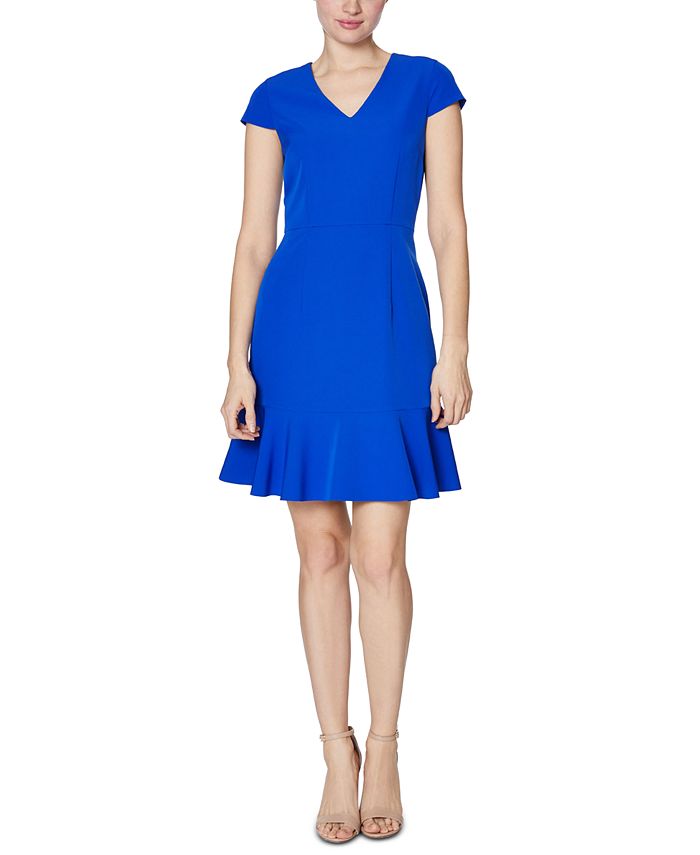 Betsey johnson ruffle hot sale hem dress