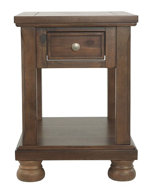 Signature Design By Ashley Ashley Furniture Flynnter Chairside End