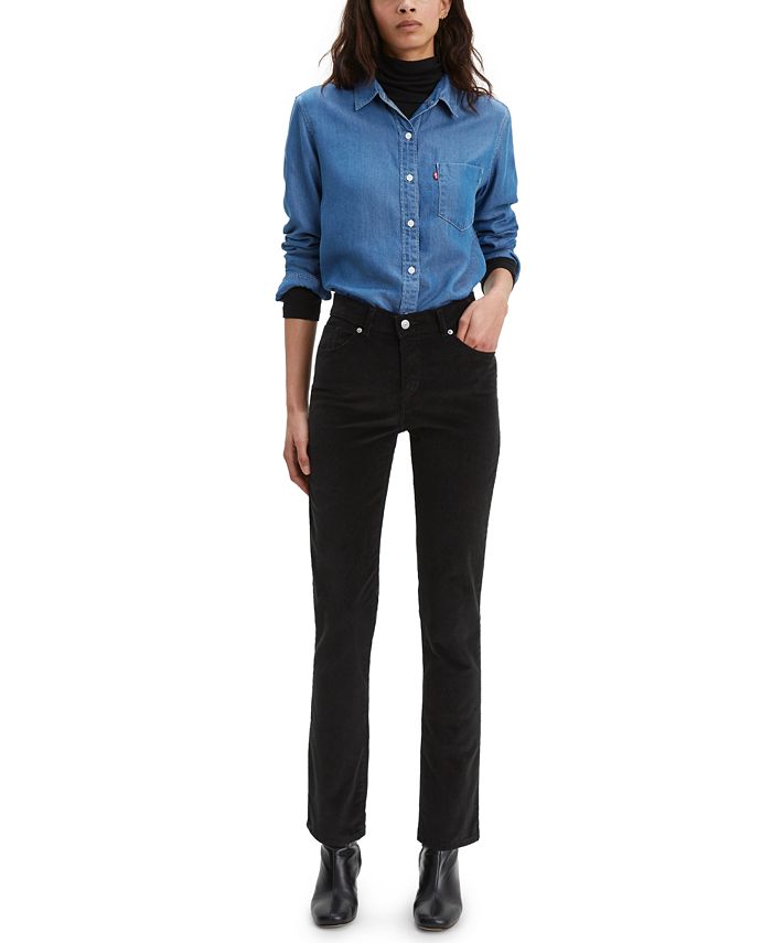 Levi's Women's Classic Straight-Leg Corduroy Jeans & Reviews - Women -  Macy's
