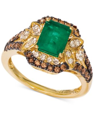 Le Vian New Emerald 1 1 5 Ct T W Diamond 3 4 Ct T W Ring Set   14886892 Fpx.tif