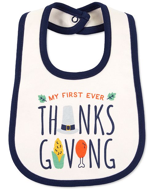Carter S Baby Unisex Cotton Turkey Bib Reviews Kids Macy S