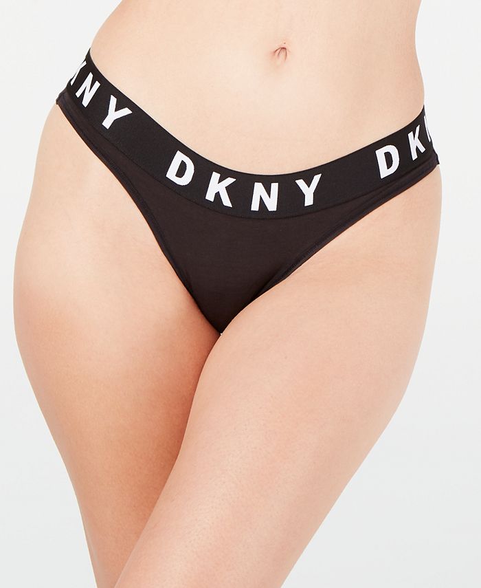 DKNY Litewear Logo Waistband Seamless Bikini Underwear DK5031 - Macy's