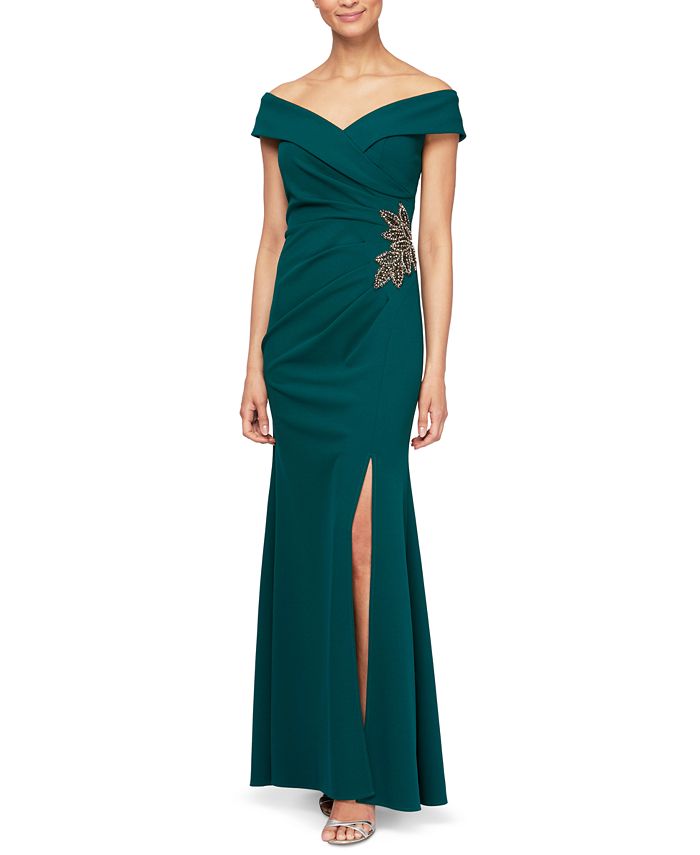 Alex evenings off the shoulder gown Clearance