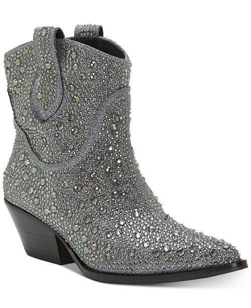 Jessica Simpson Tamira Embellished Western Booties & Reviews - Boots ...