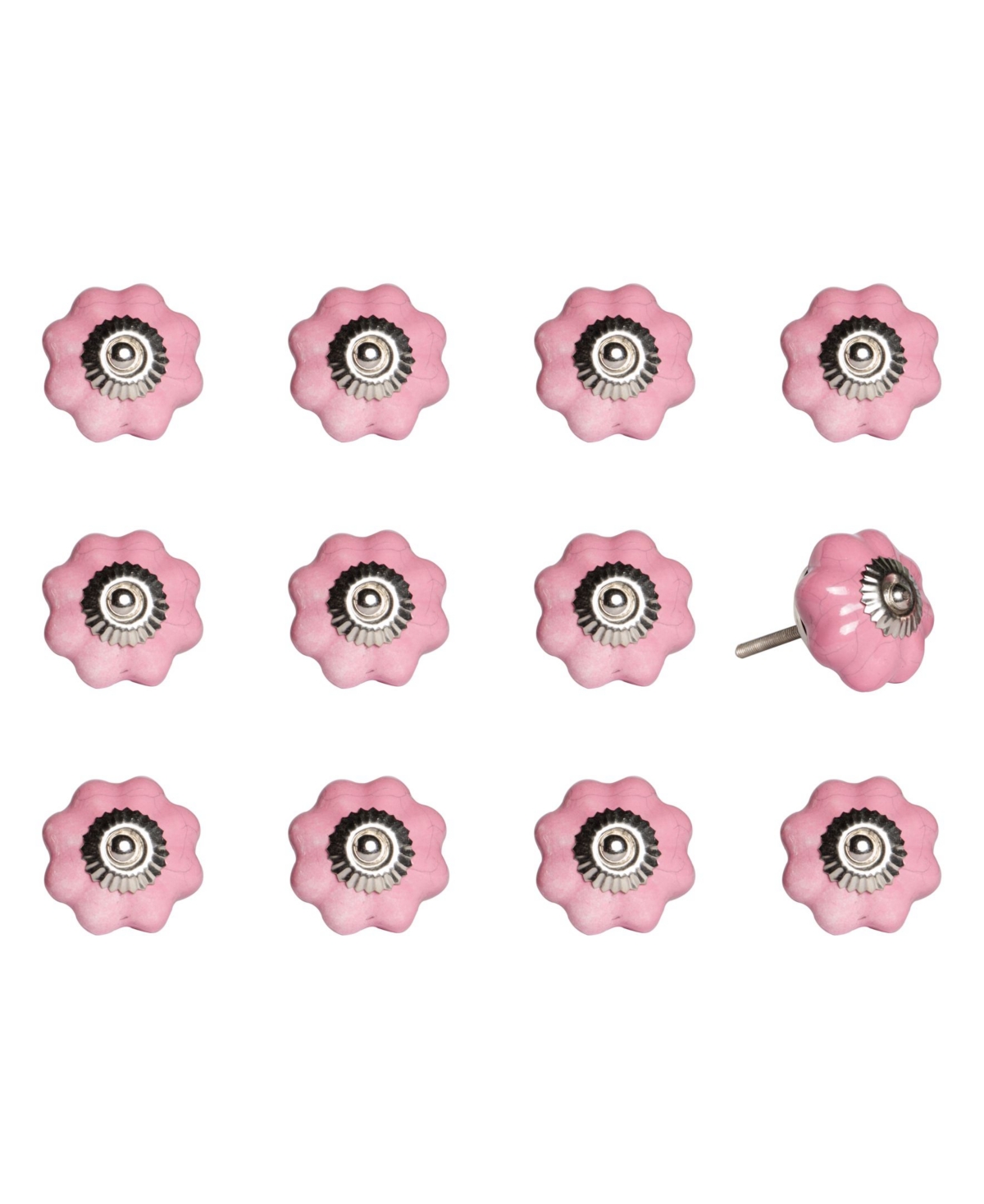 Knob-It Handpainted Ceramic Knob Set of 12