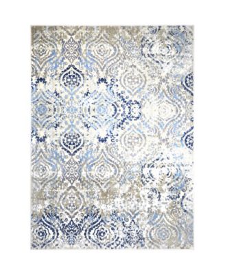 Barstow BAR01 Ivory 4' x 5'4" Area Rug