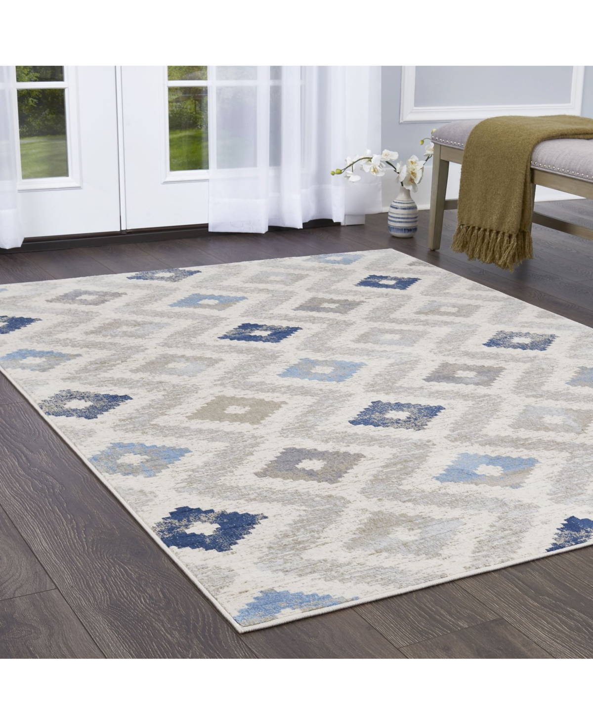 Global Rug Designs Barstow BAR03Area Rug - Ivory