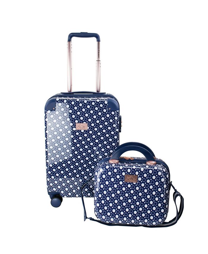 Chariot Dotty 2 Piece 20" CarryOn and Beauty Case Set Macy's