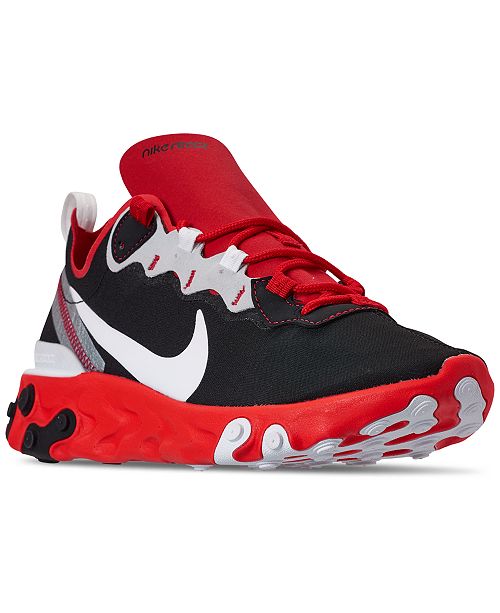 Nike Men S React Element 55 Casual Sneakers From Finish Line