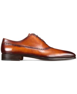 Massimo Emporio Men's Oblique Whole Cut Oxfords