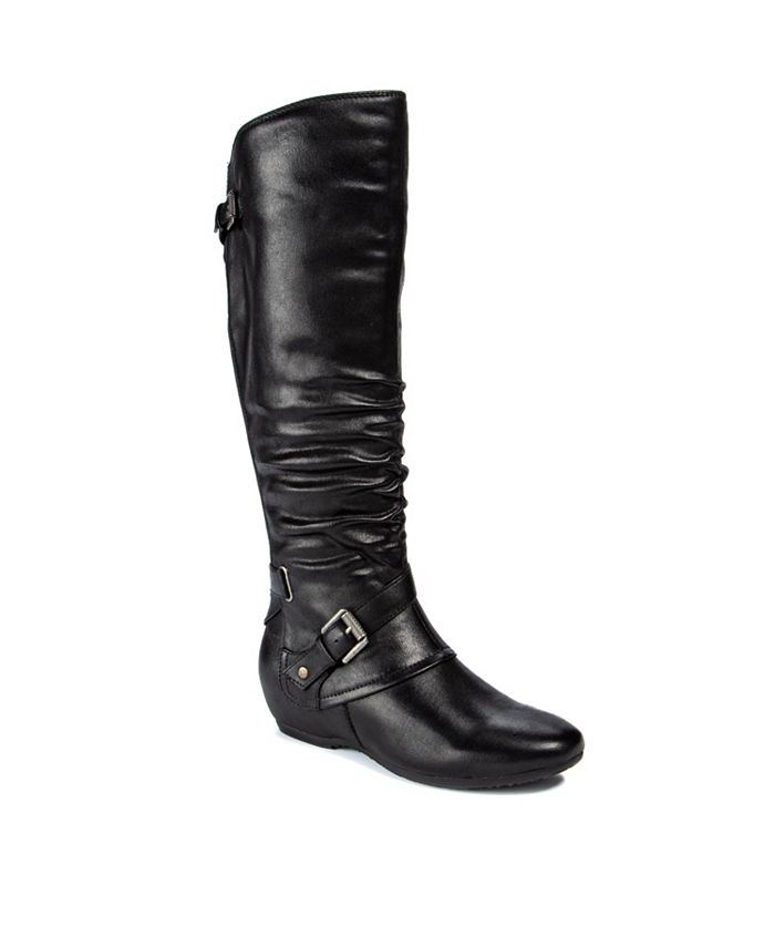 Baretraps Pabla Tall Shaft Women s Wedge Boot Macy s