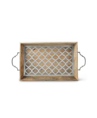 Wood and Metal Heritage Collection Tray