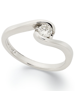 image of Sirena Diamond Engagement Ring in 14k White Gold (1/5 ct. t.w.)