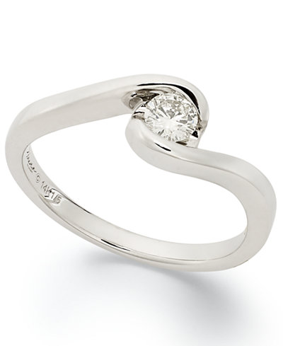 Sirena Diamond Engagement Ring in 14k White Gold (1/5 ct. t.w.)