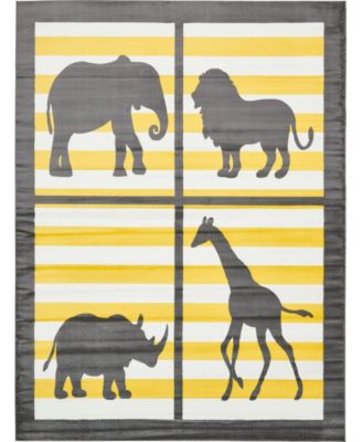 Bayshore Home Politan Pol5 Gray Area Rug Collection