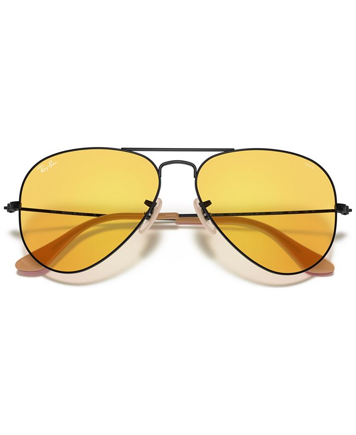 Ray-Ban AVIATOR LARGE Sunglasses, RB3025 58 - Macy's