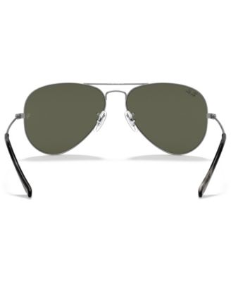 Unisex Sunglasses, AVIATOR LARGE METAL RB3025
