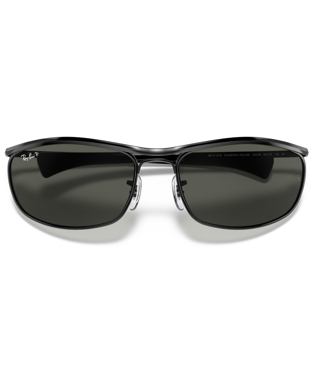 RAY BAN OLYMPIAN I DELUXE POLARIZED SUNGLASSES, RB3119M 62 