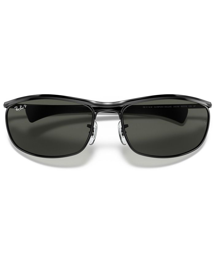 Ray-Ban OLYMPIAN I DELUXE Polarized Sunglasses, RB3119M 62 - Macy's