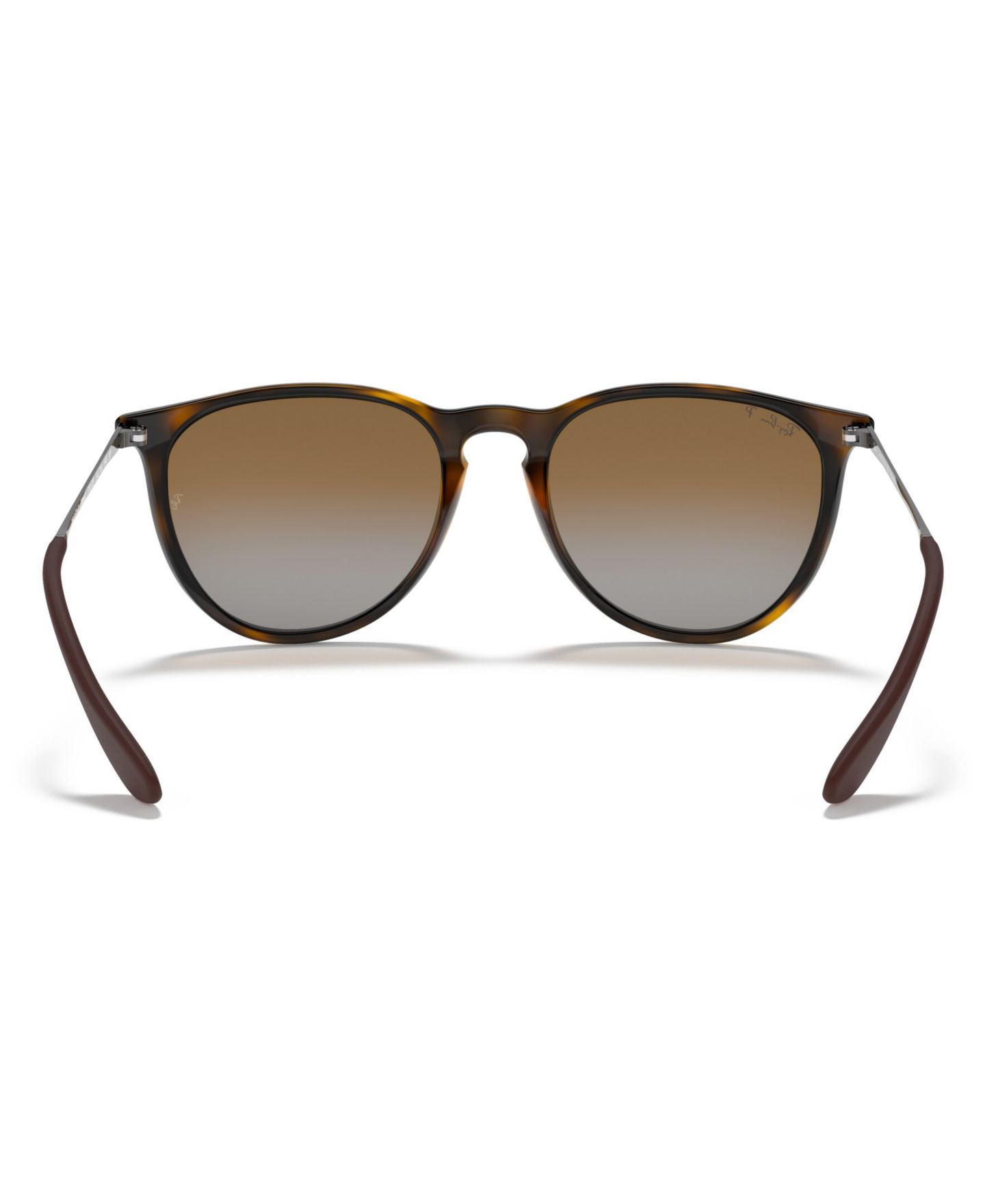 Солнцезащитные очки Ray-Ban Unisex Polarized Erika Sunglasses, RB4171F Low Bridge Fit, цвет: Гавана / Коричневый — фото 3