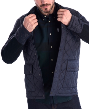 Barbour Men's Diggle Quilted Jacket In Navy | ModeSens