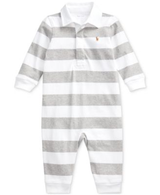 Polo Ralph Lauren - Baby Boys Rugby Jersey Coverall One Piece Coverall