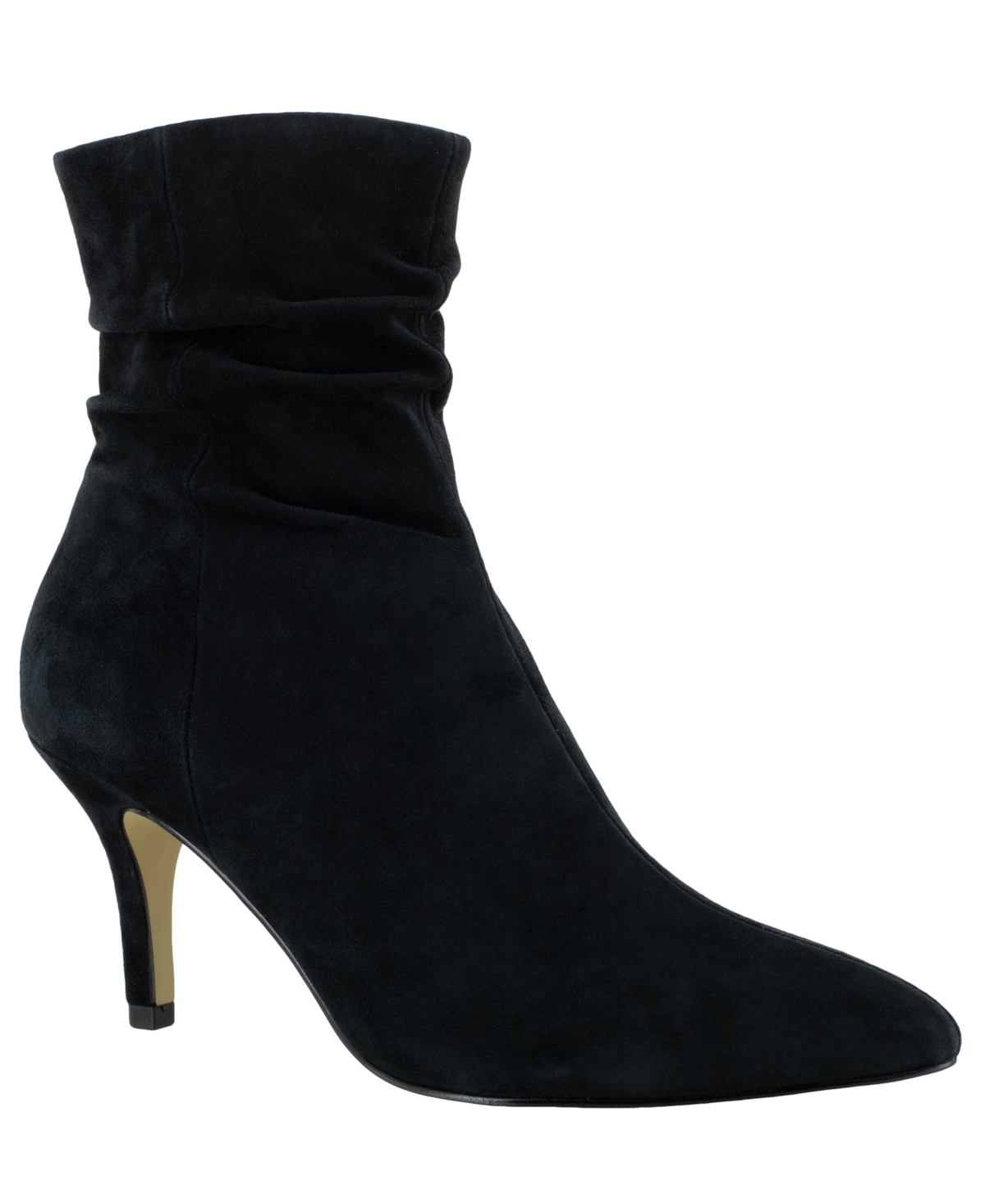 Danielle Booties - Saddle Suede Leather