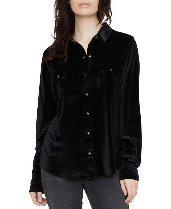 Sanctuary Velour Work Shirt - Macy's