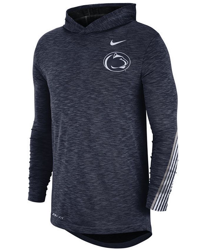 Nike Men's Penn State Nittany Lions Hooded Sideline Long Sleeve T-Shirt ...