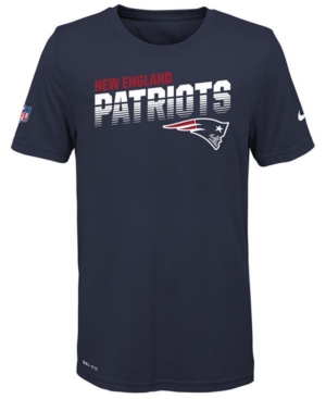 Nike Big Boys New England Patriots Sideline T-Shirt