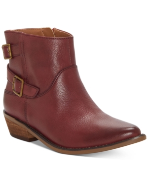 LUCKY BRAND WOMEN'S CAELYN LEATHER BOOTIES WOMEN'S SHOES