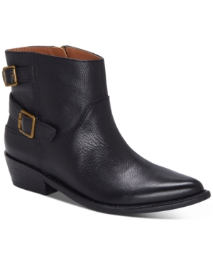 LUCKY BRAND WOMEN'S CAELYN LEATHER BOOTIES WOMEN'S SHOES